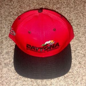 Vtg 1995 Daytona International Speedway  Snapback Racing Fan Cap Made in USA